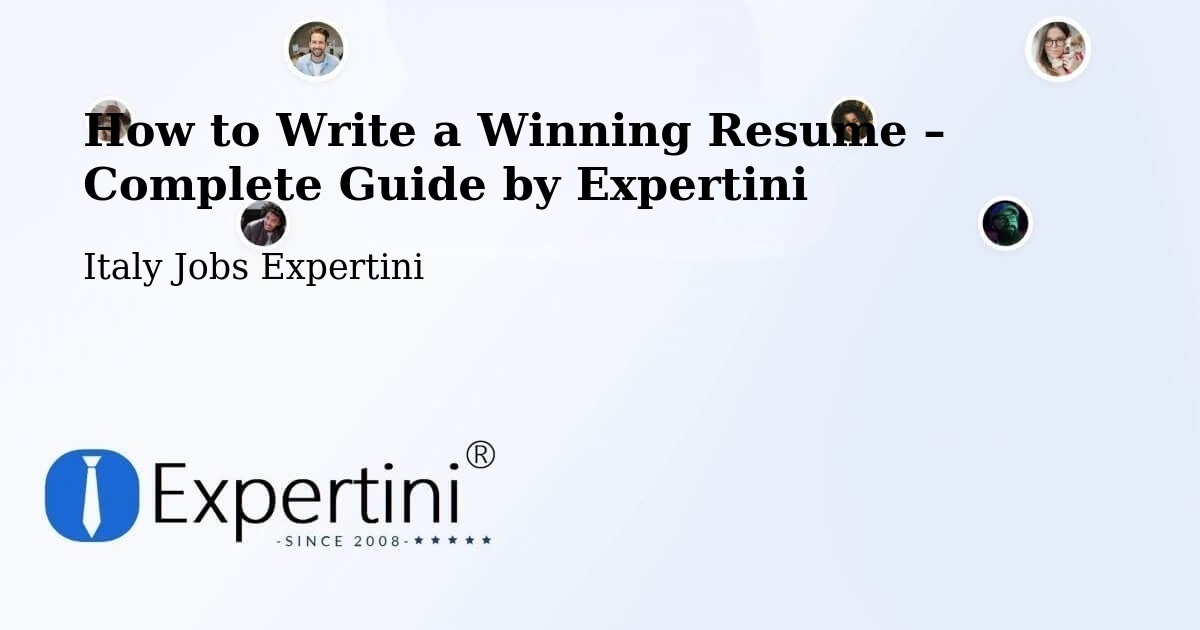 Resume Writing Guide for Job Seekers – Macra - Macra, Italy Jobs Expertini